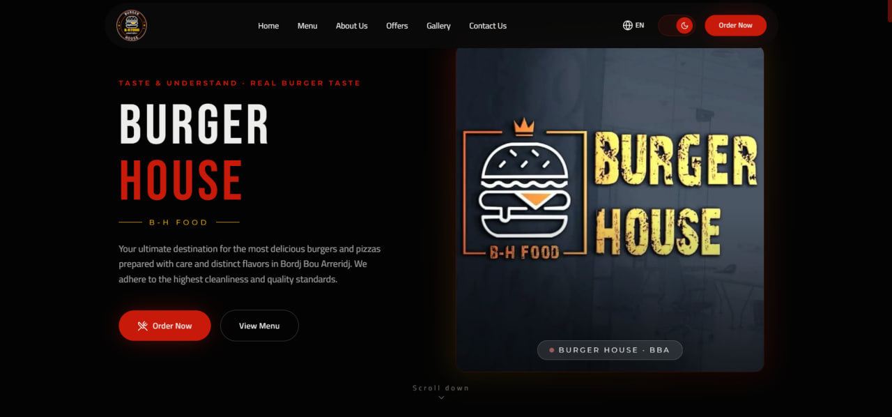 Burger House Website